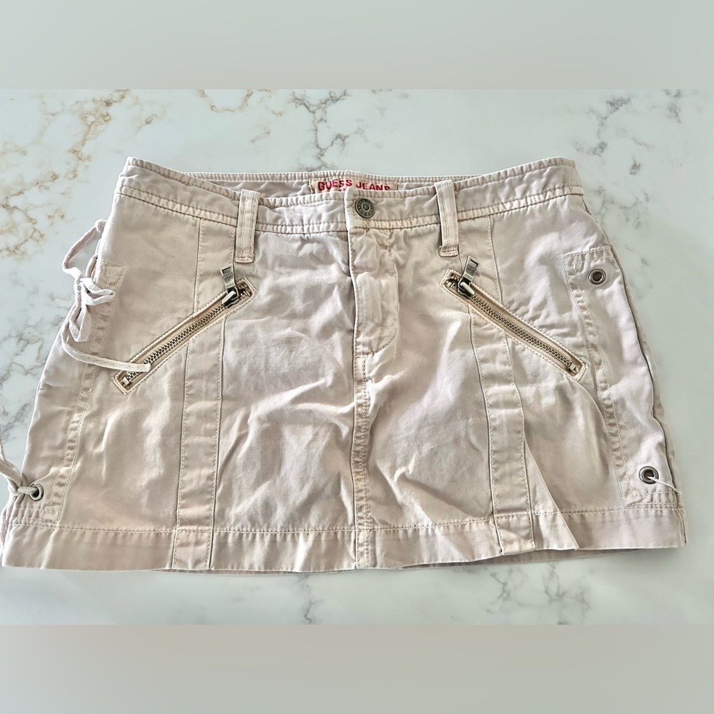 low rise Guess micro skirt